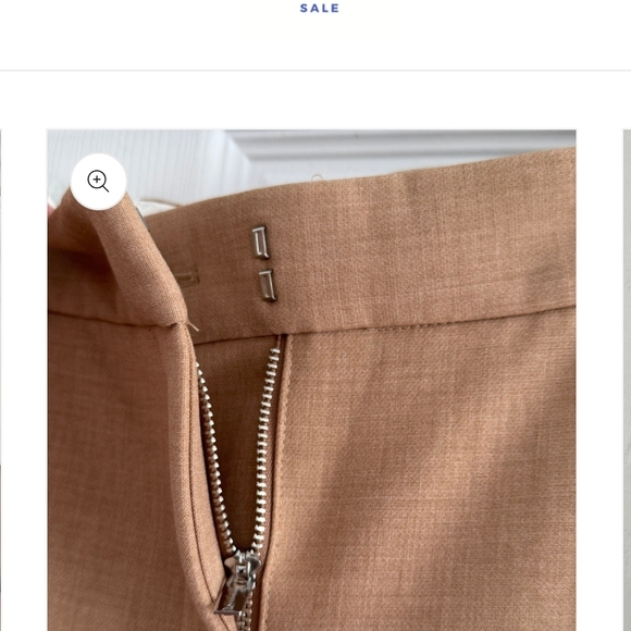 NWT Babaton Bader Wide-Leg Cargo Trousers in Camel Brown - Picture 6 of 11